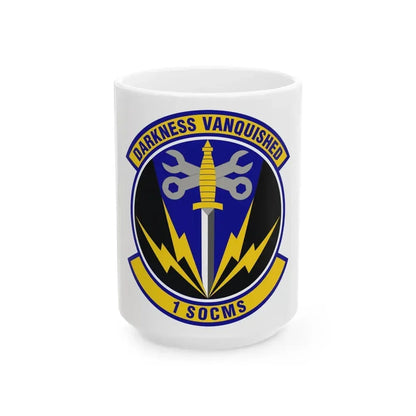 1st Special Operations Component Maintenance Squadron (U.S. Air Force) White Coffee Mug 15oz - Go Mug Yourself