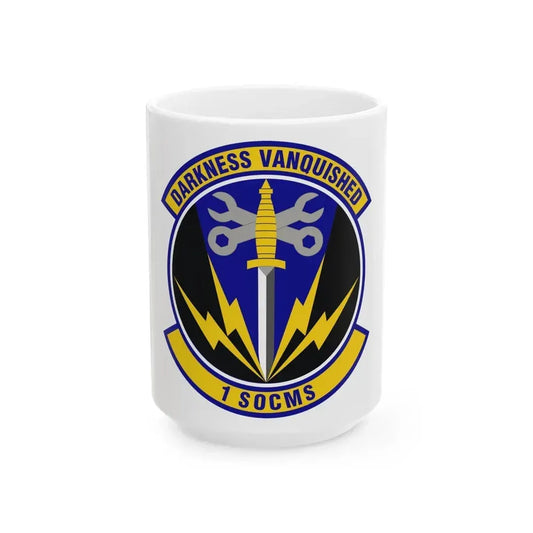 1st Special Operations Component Maintenance Squadron (U.S. Air Force) White Coffee Mug 15oz - Go Mug Yourself