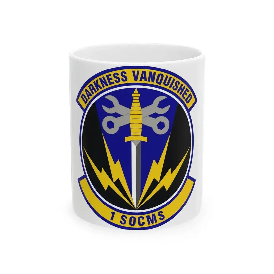 1st Special Operations Component Maintenance Squadron (U.S. Air Force) White Coffee Mug - Go Mug Yourself
