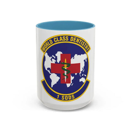 1st Special Operations Dental Squadron (U.S. Air Force) Accent Coffee Mug 15oz Light Blue - Go Mug Yourself