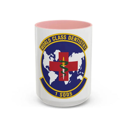 1st Special Operations Dental Squadron (U.S. Air Force) Accent Coffee Mug 15oz Pink - Go Mug Yourself