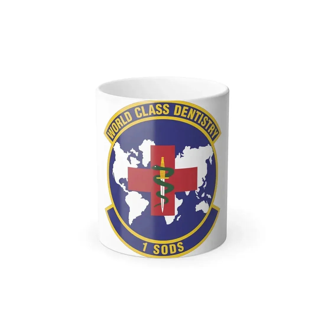 1st Special Operations Dental Squadron (U.S. Air Force) Color Changing Coffee Mug 11oz - Go Mug Yourself
