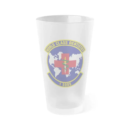 1st Special Operations Dental Squadron (U.S. Air Force) Frosted Pint Glass 16oz 16oz Frosted - Go Mug Yourself