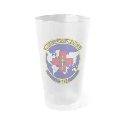 1st Special Operations Dental Squadron (U.S. Air Force) Frosted Pint Glass 16oz 16oz Frosted - Go Mug Yourself