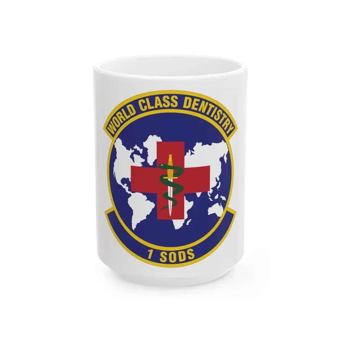 1st Special Operations Dental Squadron (U.S. Air Force) White Coffee Mug 15oz - Go Mug Yourself