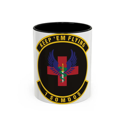 1st Special Operations Medical Operations Squadron (U.S. Air Force) Accent Coffee Mug 11oz Black - Go Mug Yourself