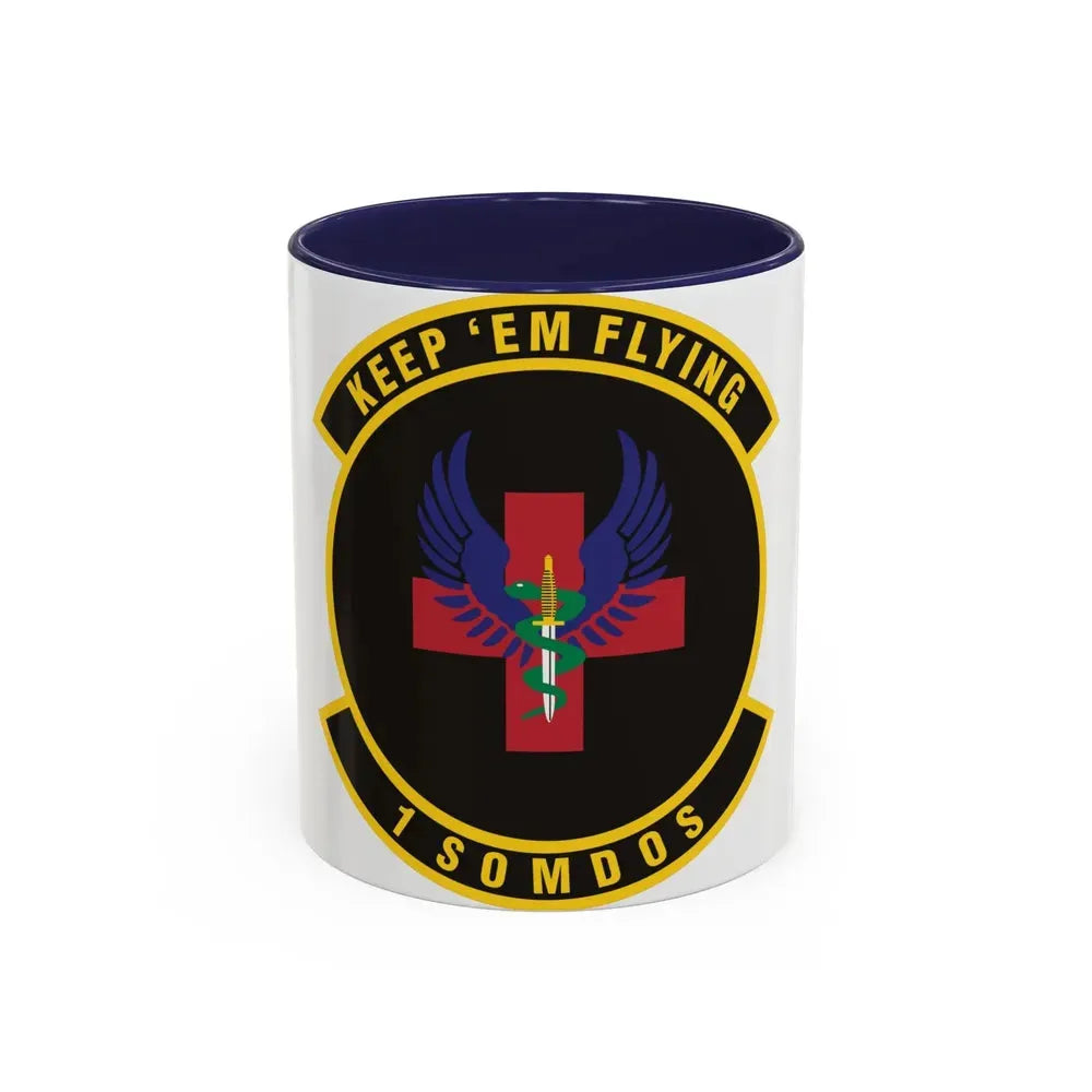 1st Special Operations Medical Operations Squadron (U.S. Air Force) Accent Coffee Mug 11oz Navy - Go Mug Yourself