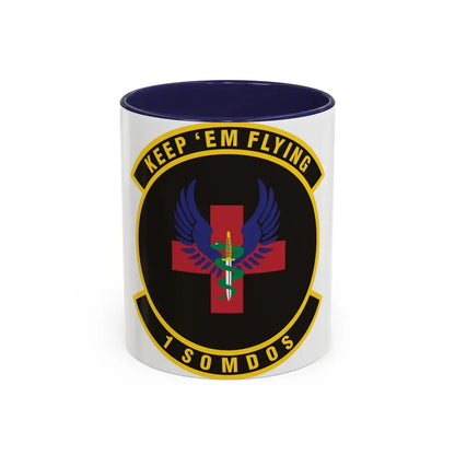 1st Special Operations Medical Operations Squadron (U.S. Air Force) Accent Coffee Mug 11oz Navy - Go Mug Yourself