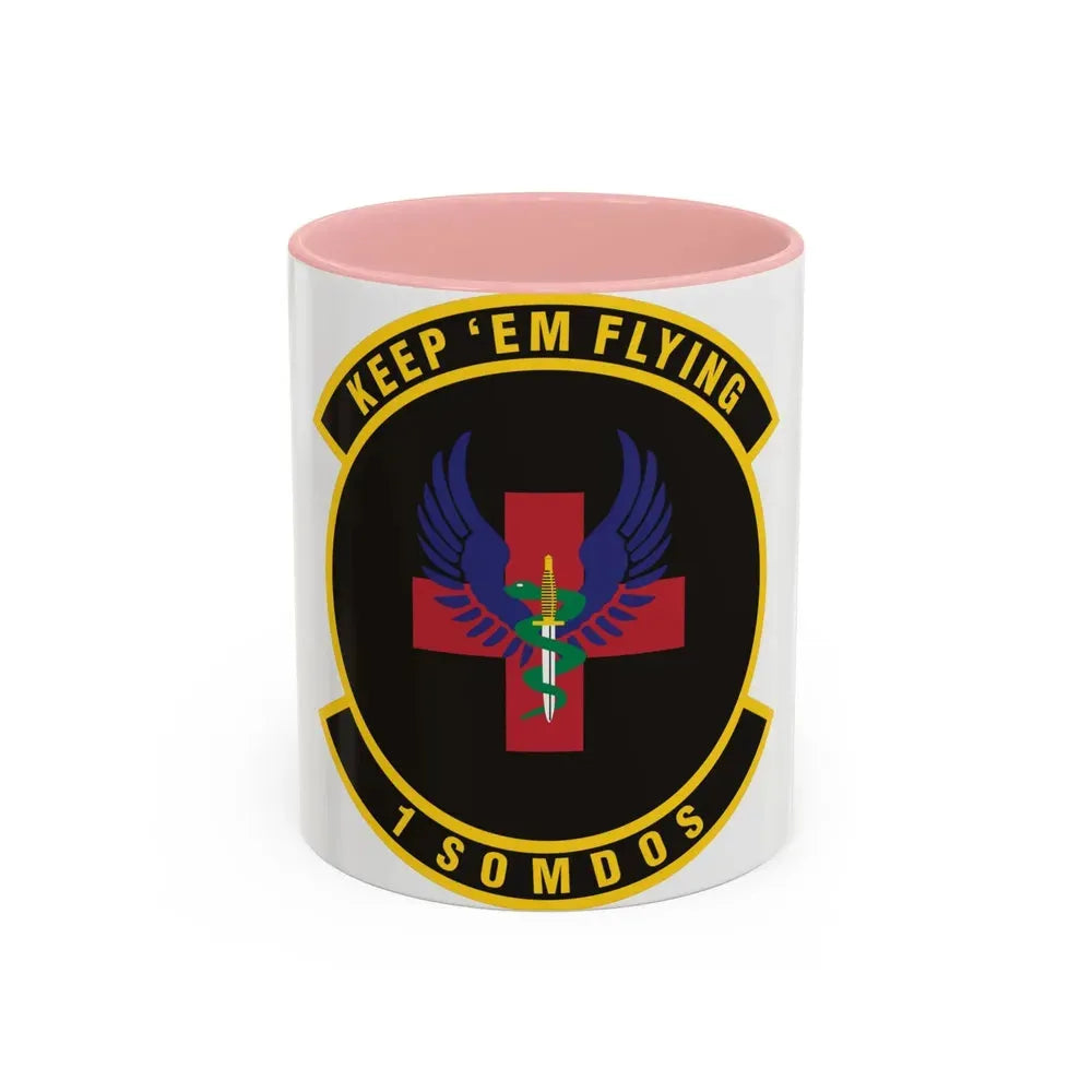 1st Special Operations Medical Operations Squadron (U.S. Air Force) Accent Coffee Mug 11oz Pink - Go Mug Yourself