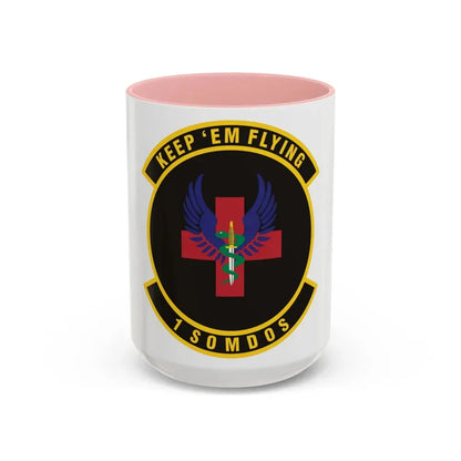 1st Special Operations Medical Operations Squadron (U.S. Air Force) Accent Coffee Mug 15oz Pink - Go Mug Yourself