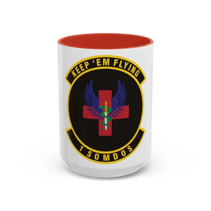 1st Special Operations Medical Operations Squadron (U.S. Air Force) Accent Coffee Mug 15oz Red - Go Mug Yourself