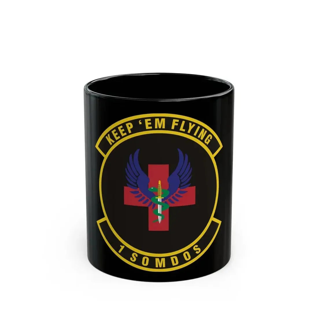 1st Special Operations Medical Operations Squadron (U.S. Air Force) Black Coffee Mug 11oz - Go Mug Yourself