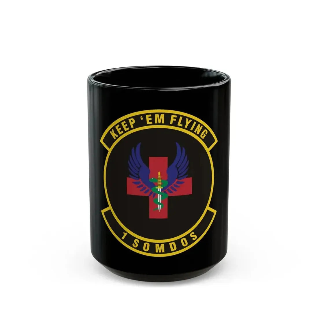 1st Special Operations Medical Operations Squadron (U.S. Air Force) Black Coffee Mug 15oz - Go Mug Yourself