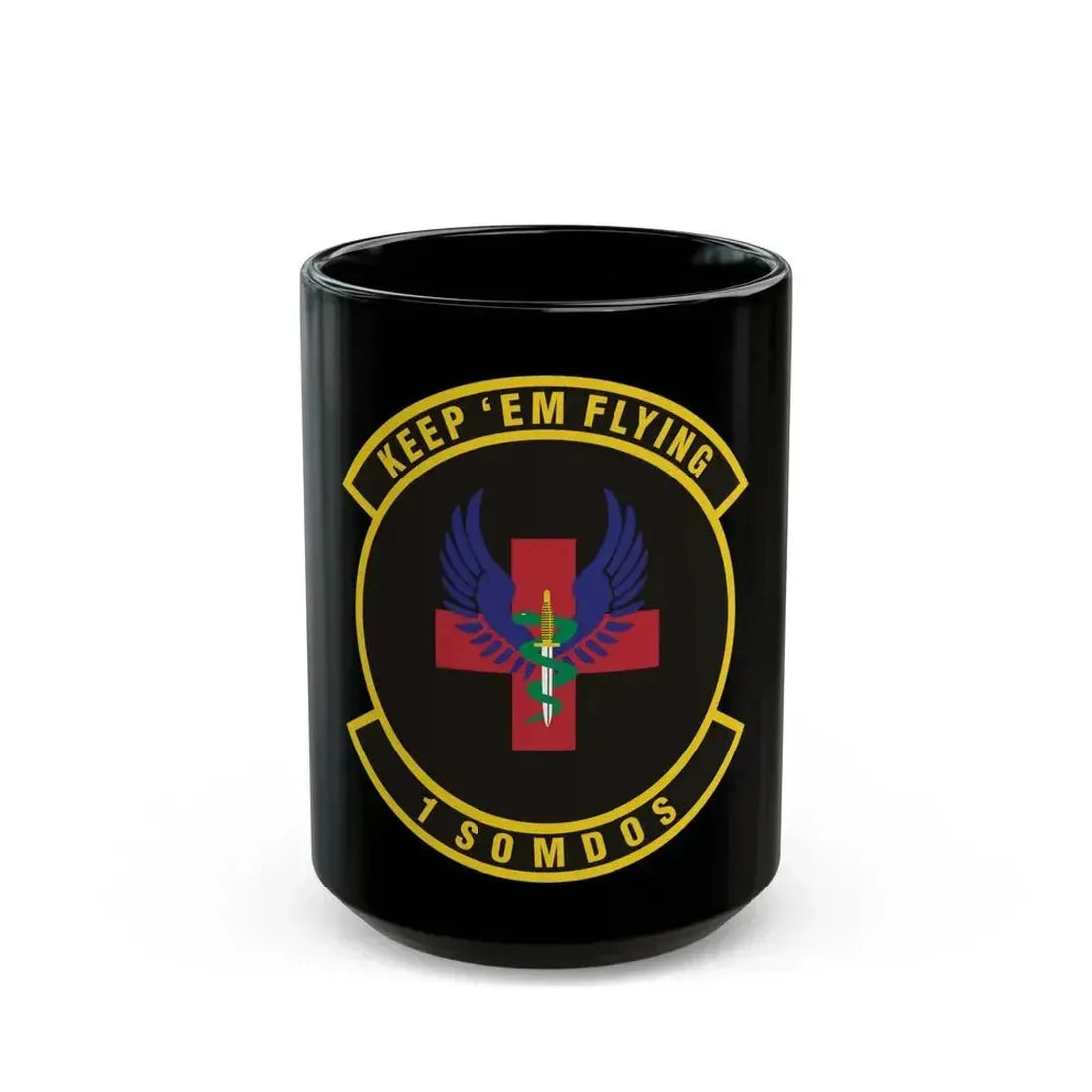 1st Special Operations Medical Operations Squadron (U.S. Air Force) Black Coffee Mug 15oz - Go Mug Yourself