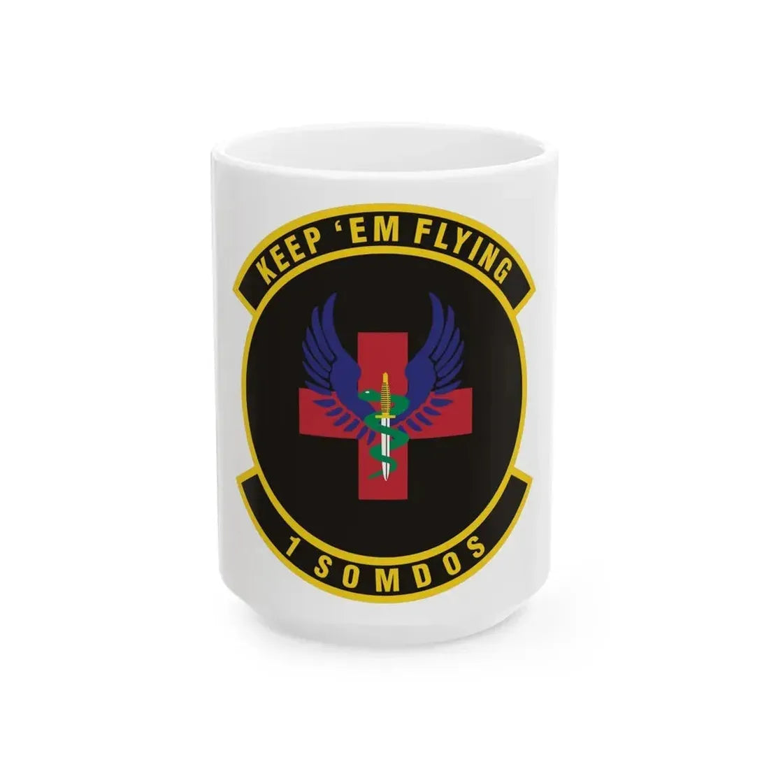 1st Special Operations Medical Operations Squadron (U.S. Air Force) White Coffee Mug 15oz - Go Mug Yourself