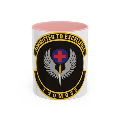 1st Special Operations Medical Support Squadron (U.S. Air Force) Accent Coffee Mug 11oz Pink - Go Mug Yourself