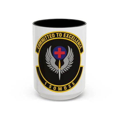 1st Special Operations Medical Support Squadron (U.S. Air Force) Accent Coffee Mug 15oz Black - Go Mug Yourself
