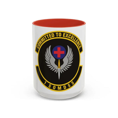 1st Special Operations Medical Support Squadron (U.S. Air Force) Accent Coffee Mug 15oz Red - Go Mug Yourself