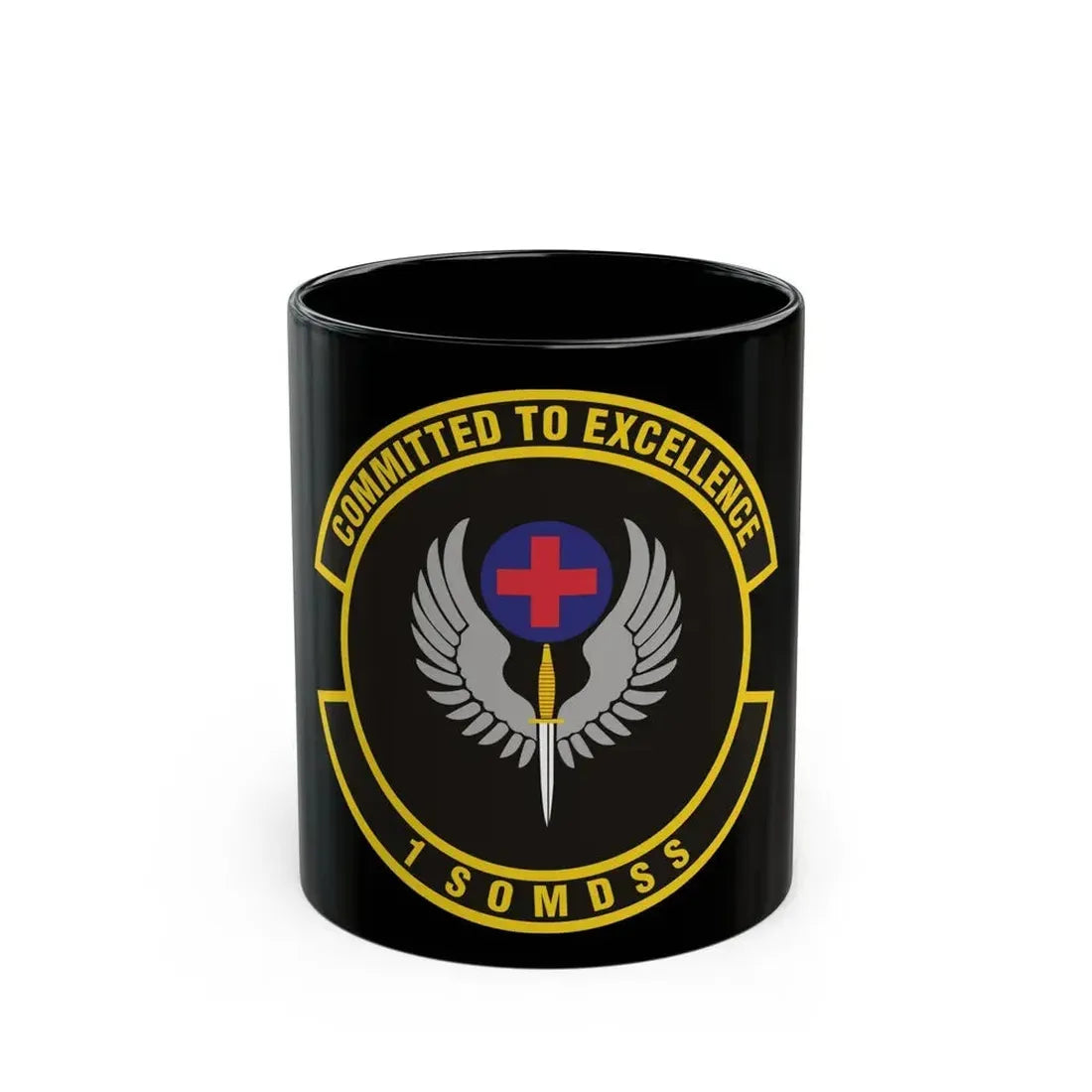 1st Special Operations Medical Support Squadron (U.S. Air Force) Black Coffee Mug 11oz - Go Mug Yourself