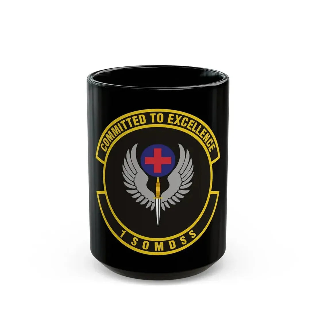 1st Special Operations Medical Support Squadron (U.S. Air Force) Black Coffee Mug 15oz - Go Mug Yourself