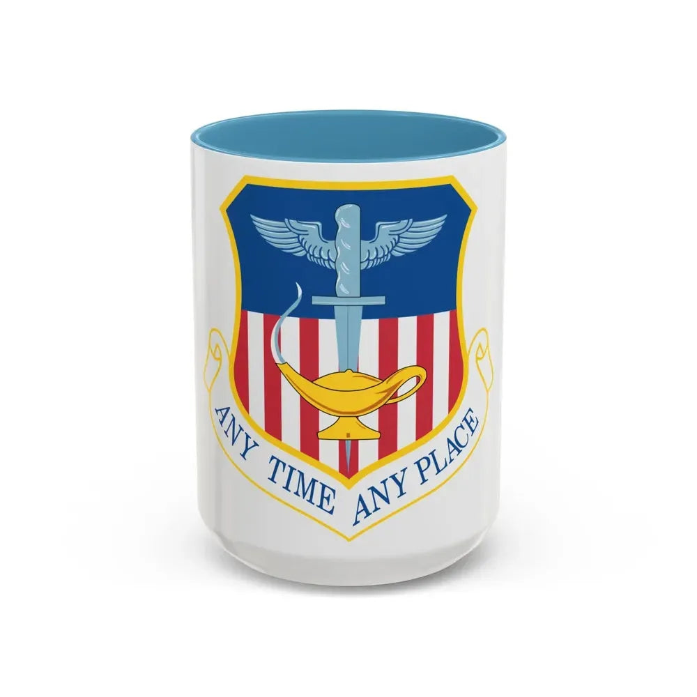 1st Special Operations Wing (U.S. Air Force) Accent Coffee Mug 15oz Light Blue - Go Mug Yourself