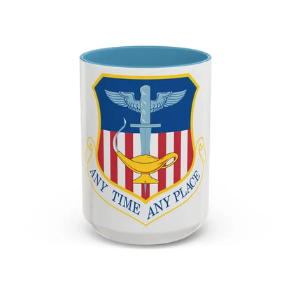 1st Special Operations Wing (U.S. Air Force) Accent Coffee Mug 15oz Light Blue - Go Mug Yourself