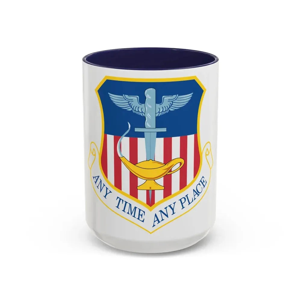 1st Special Operations Wing (U.S. Air Force) Accent Coffee Mug 15oz Navy - Go Mug Yourself