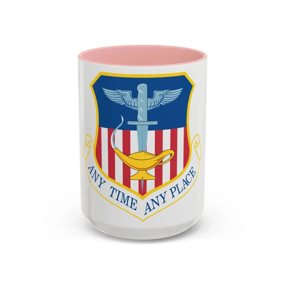 1st Special Operations Wing (U.S. Air Force) Accent Coffee Mug 15oz Pink - Go Mug Yourself