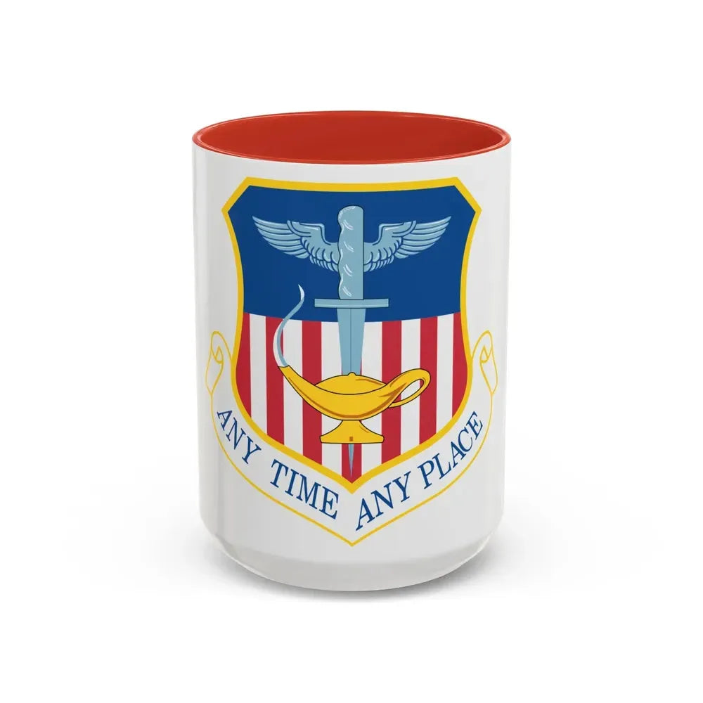 1st Special Operations Wing (U.S. Air Force) Accent Coffee Mug 15oz Red - Go Mug Yourself