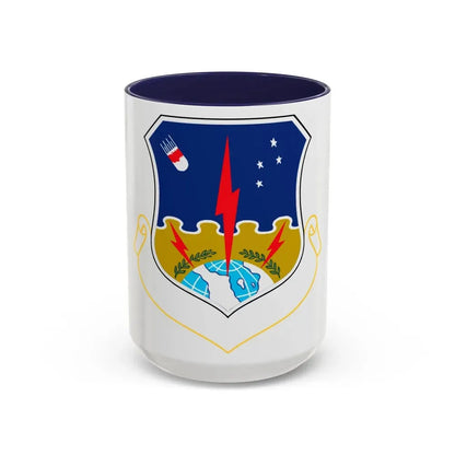 1st Strategic Aerospace Division (U.S. Air Force) Accent Coffee Mug 15oz Navy - Go Mug Yourself