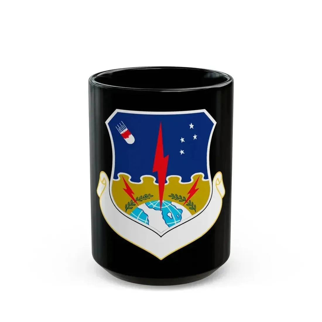 1st Strategic Aerospace Division (U.S. Air Force) Black Coffee Mug 15oz - Go Mug Yourself