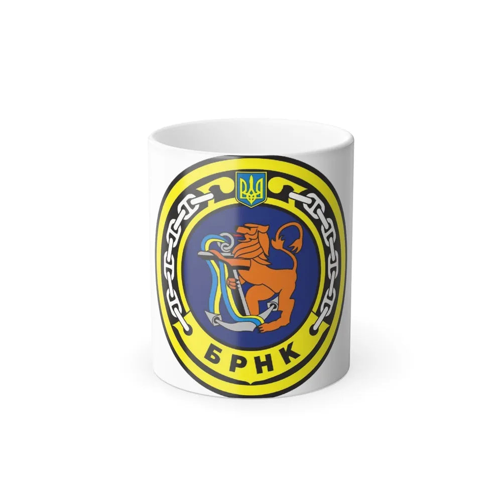 1st Surface Ships Brigade of the Ukrainian Navy (Ukraine) Color Changing Mug 11oz-11oz-Go Mug Yourself