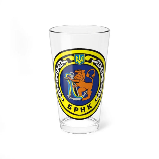 1st Surface Ships Brigade of the Ukrainian Navy (Ukraine) Pint Glass 16oz-16oz-Go Mug Yourself