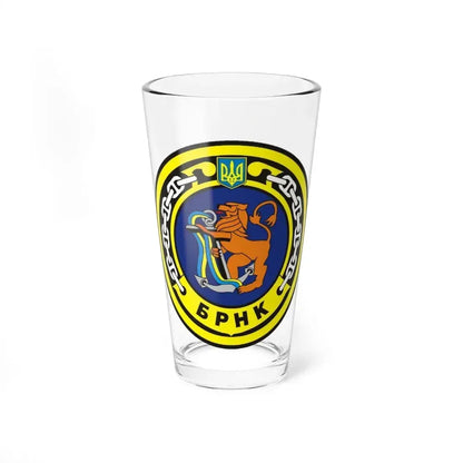 1st Surface Ships Brigade of the Ukrainian Navy (Ukraine) Pint Glass 16oz 16oz - Go Mug Yourself