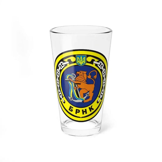 1st Surface Ships Brigade of the Ukrainian Navy (Ukraine) Pint Glass 16oz 16oz - Go Mug Yourself