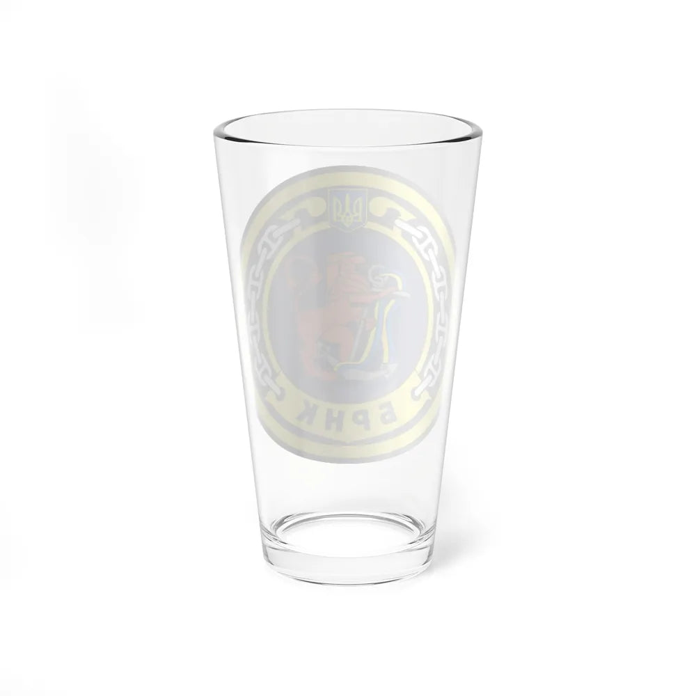 1st Surface Ships Brigade of the Ukrainian Navy (Ukraine) Pint Glass 16oz-Go Mug Yourself