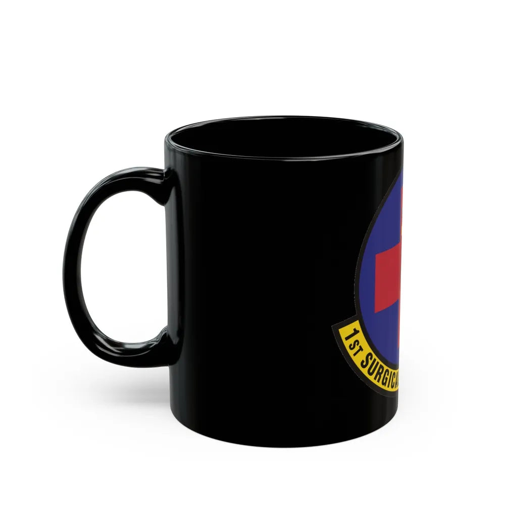 1st Surgical Operations Squadron (U.S. Air Force) Black Coffee Mug-Go Mug Yourself