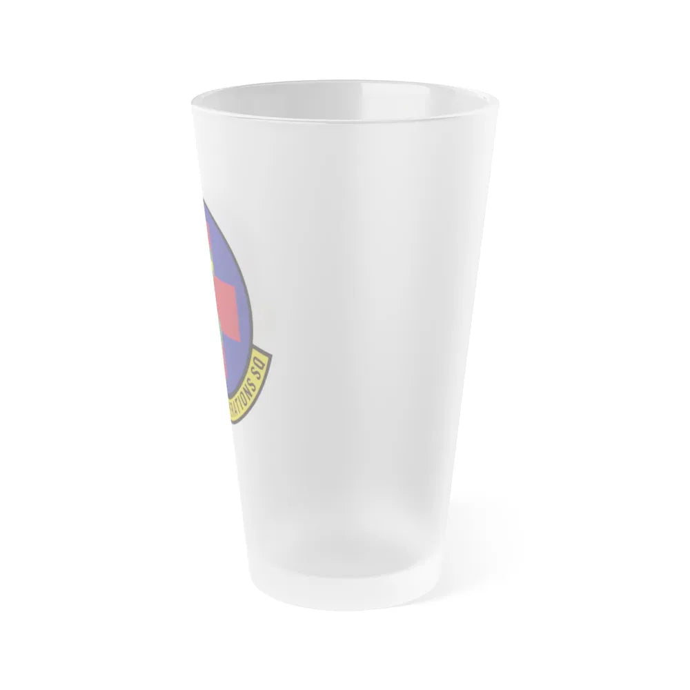 1st Surgical Operations Squadron (U.S. Air Force) Frosted Pint Glass 16oz-Go Mug Yourself