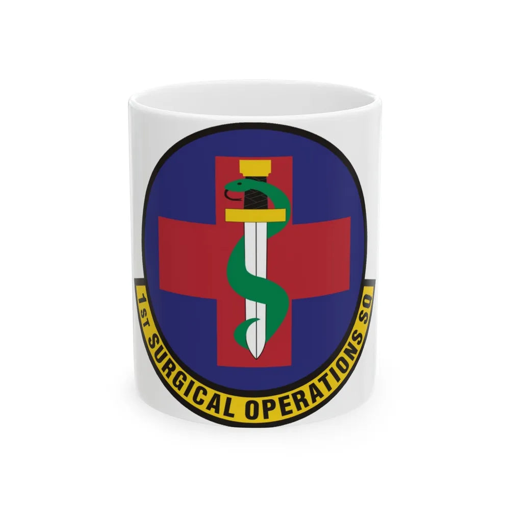 1st Surgical Operations Squadron (U.S. Air Force) White Coffee Mug-11oz-Go Mug Yourself