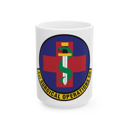 1st Surgical Operations Squadron (U.S. Air Force) White Coffee Mug-15oz-Go Mug Yourself