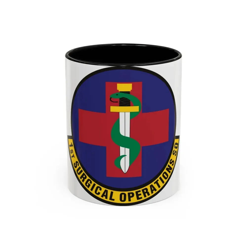 1st Surgical Operations Squadron (U.S. Air Force) Accent Coffee Mug 11oz Black - Go Mug Yourself