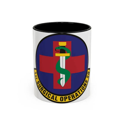 1st Surgical Operations Squadron (U.S. Air Force) Accent Coffee Mug 11oz Black - Go Mug Yourself