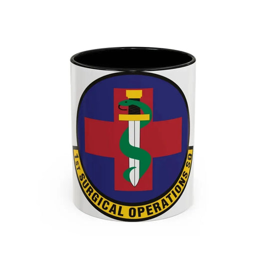 1st Surgical Operations Squadron (U.S. Air Force) Accent Coffee Mug 11oz Black - Go Mug Yourself
