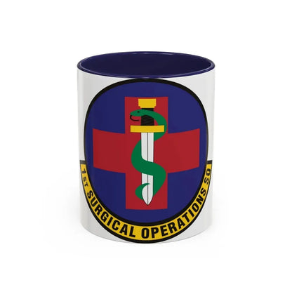 1st Surgical Operations Squadron (U.S. Air Force) Accent Coffee Mug 11oz Navy - Go Mug Yourself