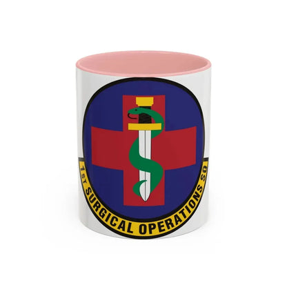 1st Surgical Operations Squadron (U.S. Air Force) Accent Coffee Mug 11oz Pink - Go Mug Yourself