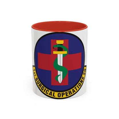 1st Surgical Operations Squadron (U.S. Air Force) Accent Coffee Mug 11oz Red - Go Mug Yourself