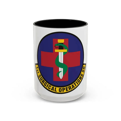 1st Surgical Operations Squadron (U.S. Air Force) Accent Coffee Mug 15oz Black - Go Mug Yourself
