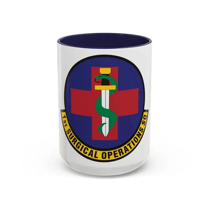 1st Surgical Operations Squadron (U.S. Air Force) Accent Coffee Mug 15oz Navy - Go Mug Yourself