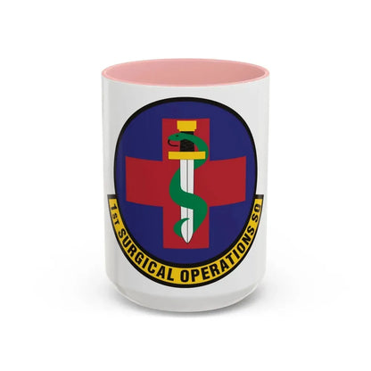 1st Surgical Operations Squadron (U.S. Air Force) Accent Coffee Mug 15oz Pink - Go Mug Yourself