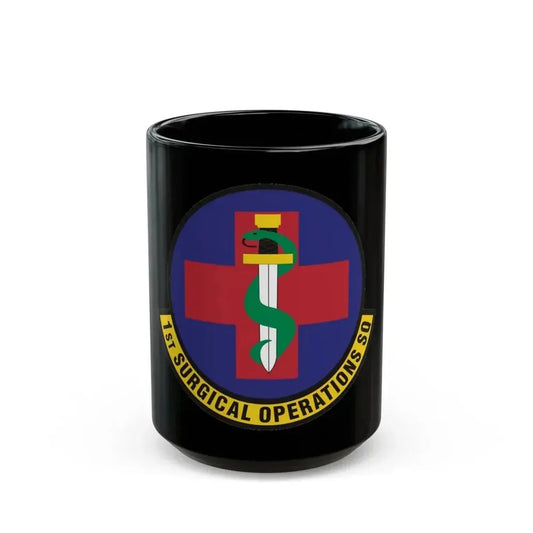 1st Surgical Operations Squadron (U.S. Air Force) Black Coffee Mug 15oz - Go Mug Yourself